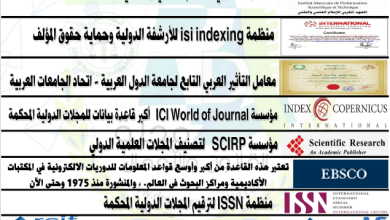 الاعتمادات العلمية لمجلة القانون والأعمال الدولية