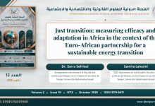 Just transition: measuring efficacy and adaptation in Africa in the context of the Euro-African partnership for a sustainable energy transition